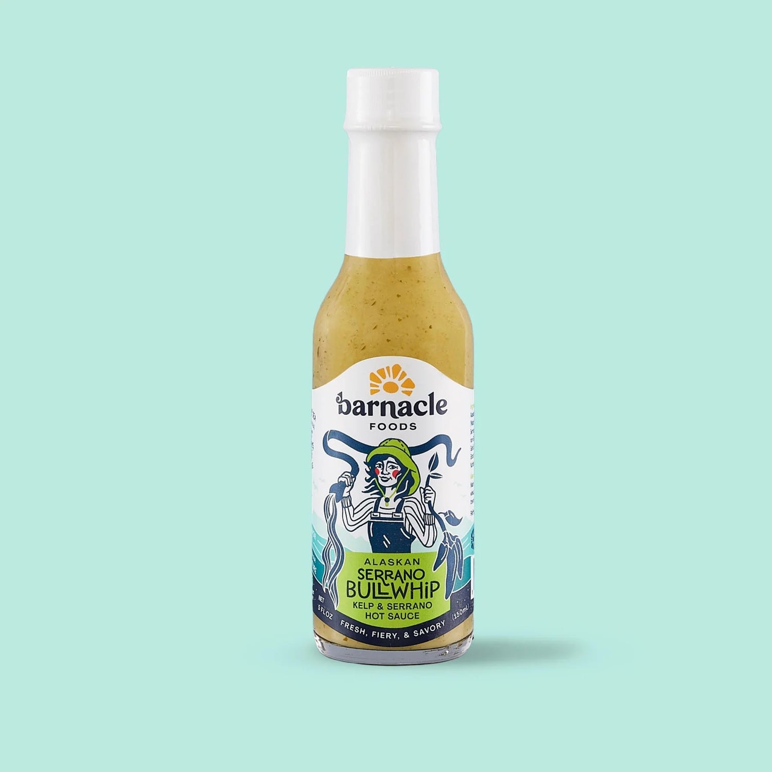 Serrano Bullwhip Kelp Hot Sauce by Barnacle Foods